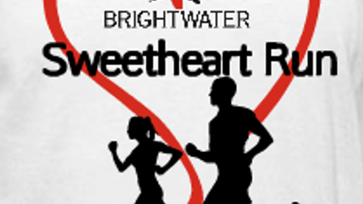 Brightwater Sweetheart 5k Run/Walk & 1 Mile Fun Run cover