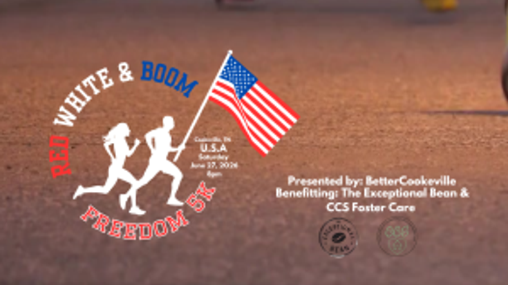 Red White & BOOM Freedom 5k cover