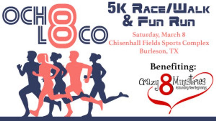 Ocho Loco 5K Race/Walk & Fun Run cover