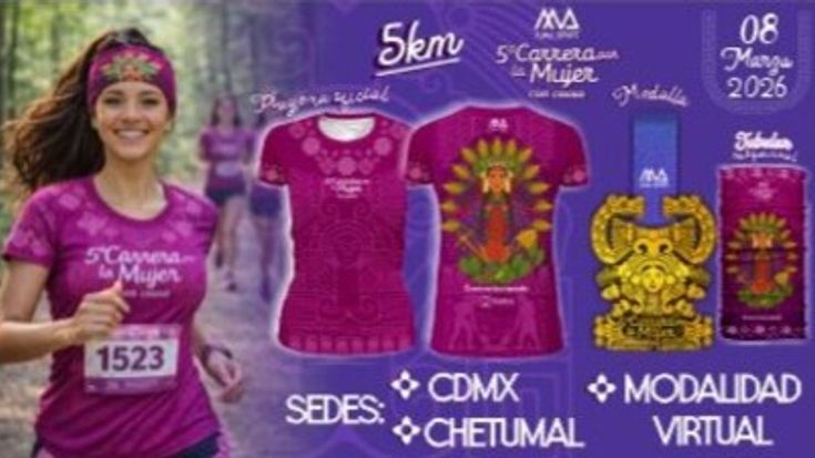 5ª Carrera por la Mujer con Causa por Juma Sport - CDMX cover