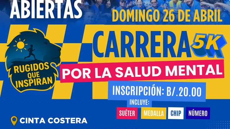 CARRERA 5K - POR LA SALUD MENTAL cover