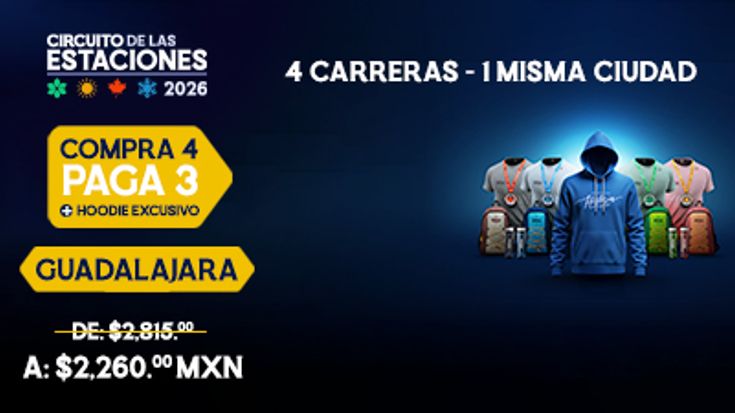 COMBO del Circuito de las Estaciones Guadalajara 2026 cover