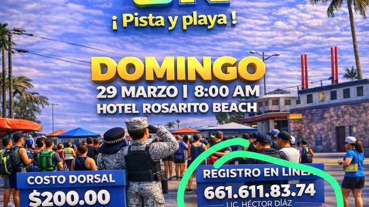 Yo corro por un Rosarito Seguro cover