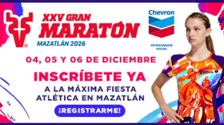 XXV Gran Maratón Chevron Mazatlán 21K y 42K 2026 cover