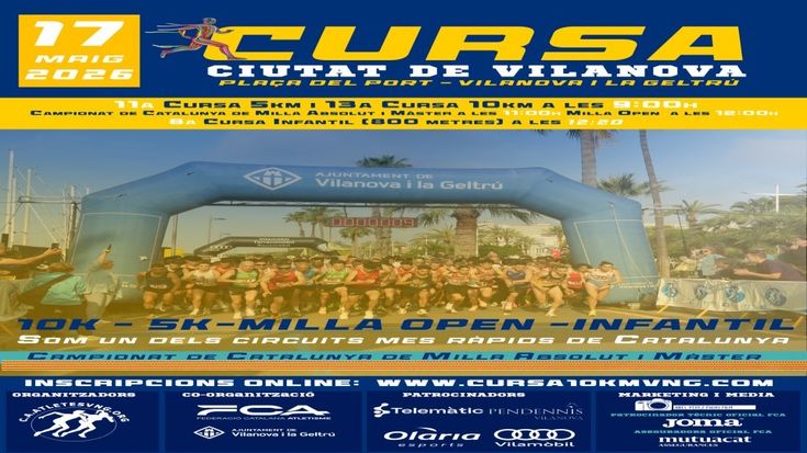 11a 5k - 13a 10k - 1a Milla i 8a Infantil Ciutat de Vilanova cover