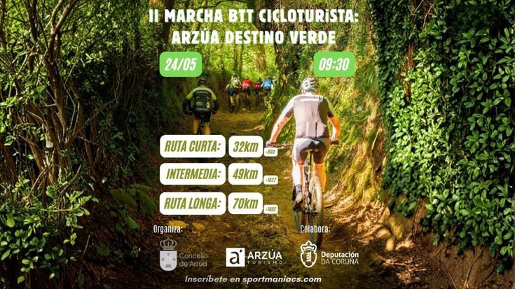 II Marcha Cicloturista BTT: Arzúa Destino Verde cover