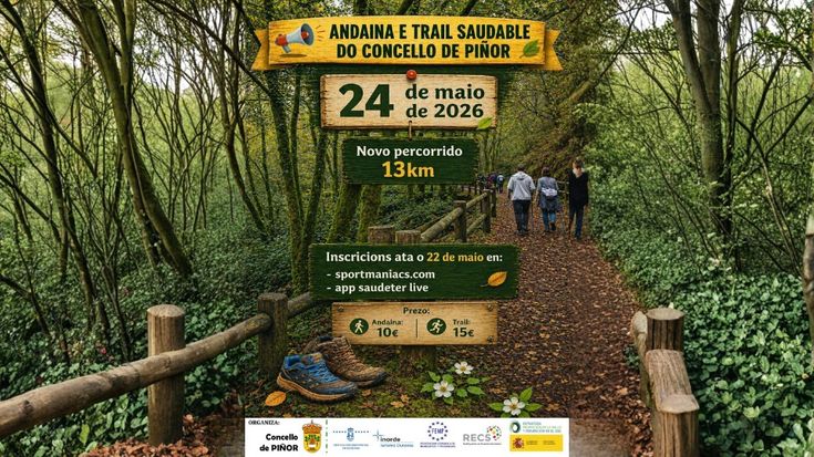 Andaina e Trail Saudable do Concello de Piñor cover