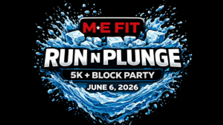 M*E Fit Run N Plunge 5k + Block Party cover