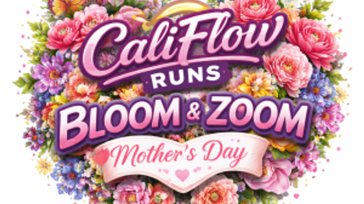 Long Beach Mother's Day Bloom & Zoom 5K, 10K, Half Marathon by Califlow Runs cover