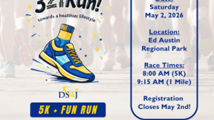 DSAJ JAX 5km & 1mile Fun Run cover
