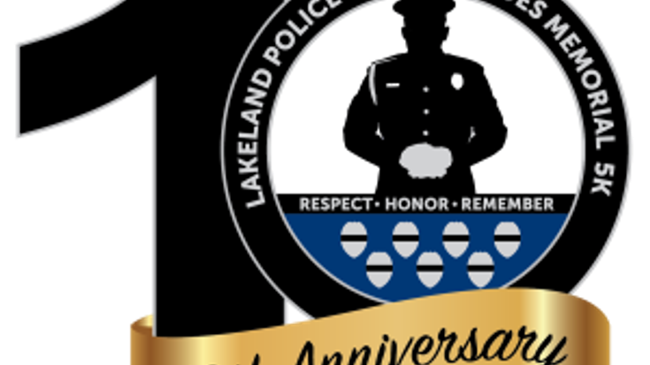 10th Anniversary - Lakeland Police Foundation Fallen Heroes Memorial 5k cover