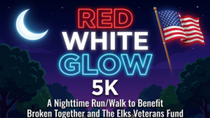 Red White Glow 5K cover