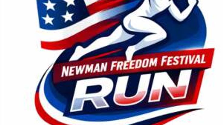 Newman Freedom Festival Run, White & Blue 5K cover