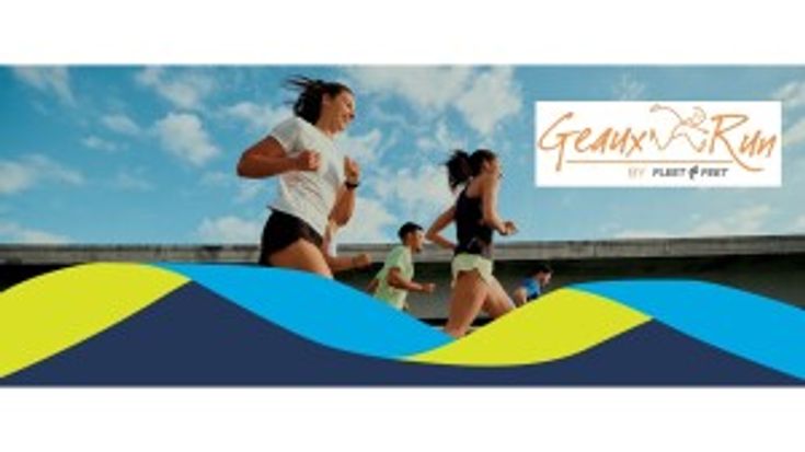 The Big Run by Geaux Run by Fleet Feet and Brooks cover