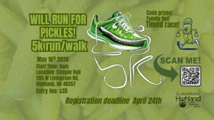 Will Run For Pickles 5K Run/Walk cover