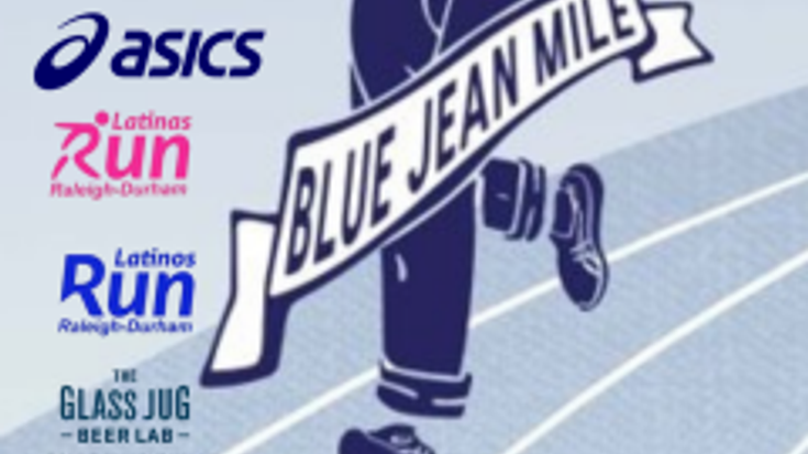 ASICS Blue Jean Mile with Latinas Run & Latinos Run Raleigh-Durham cover