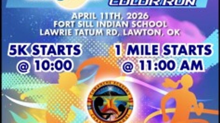 2026 Comanche Academy Charter School PTA Color Run cover