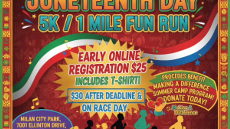 M.A.D. Juneteenth 5K cover