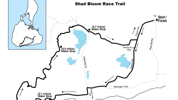 2026 Block Island Shad Bloom 10 K Trail Run cover