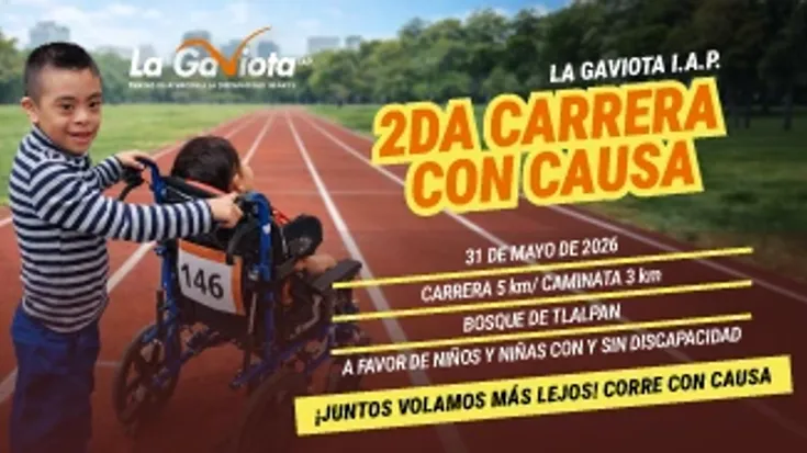 2da Carrera con Causa La Gaviota IAP 2026 cover