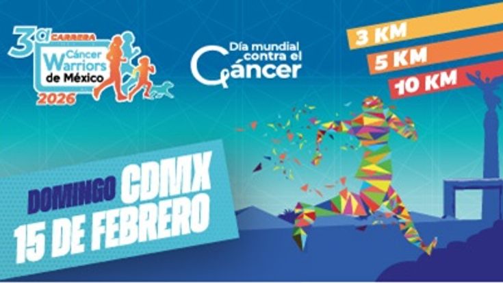 3a Carrera Fundación Cáncer Warriors de México por el Día Mundial contra el Cáncer 2026 CDMX cover