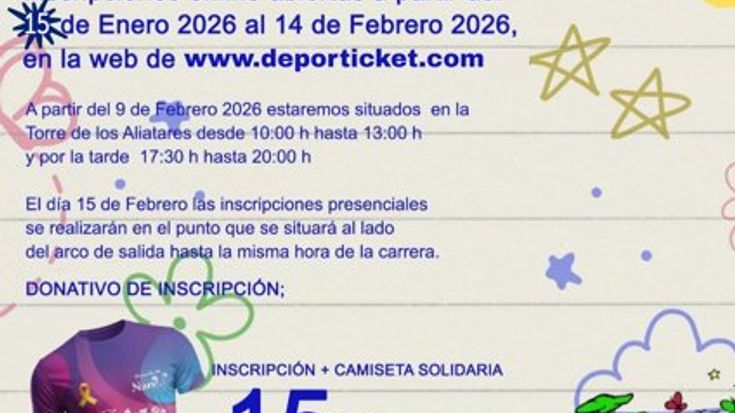 Carrera Caminata El Mundo de Namu cover