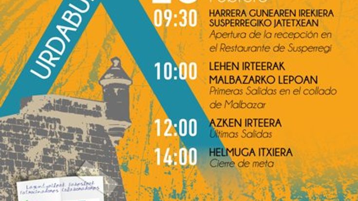 X Liga GOL de Orientación de Gipuzkoa - Urdaburu cover