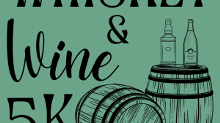 Whiskey and Wine 5K cover