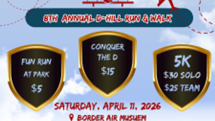 2026 D-Hill Trojan Run/Walk cover