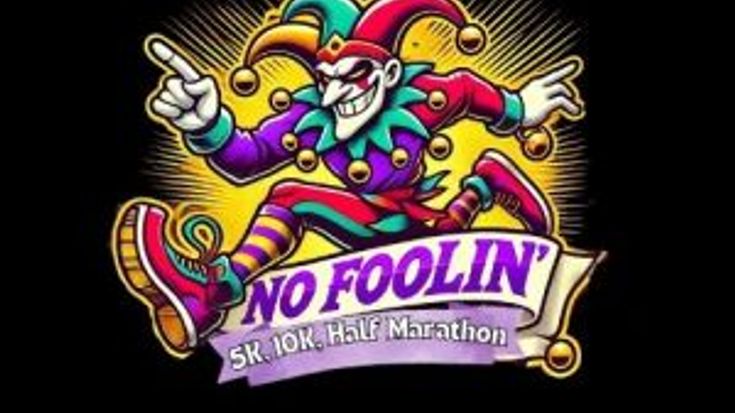 No FOOLIN' - 5K, 10K, & Half Marathon cover