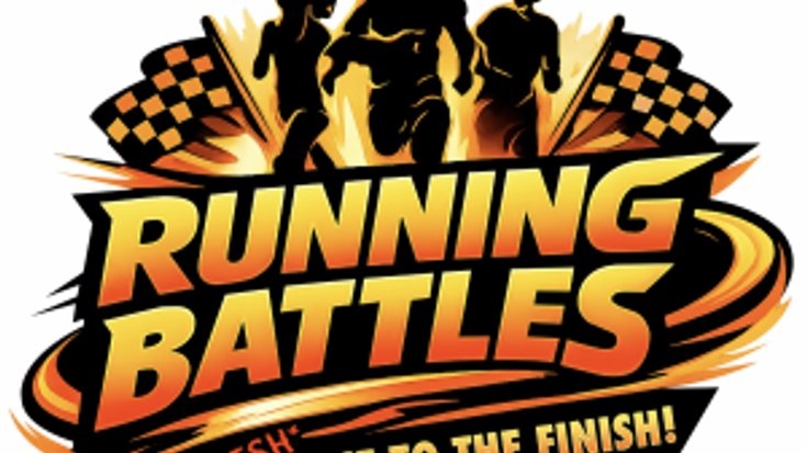 Running Battles- A 5k"ish" Race To The Finish cover