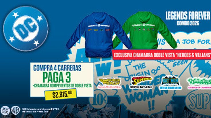 COMBO DC Legends Forever CDMX 2026 cover
