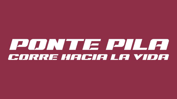 PONTE PILA, CORRE HACIA LA VIDA cover