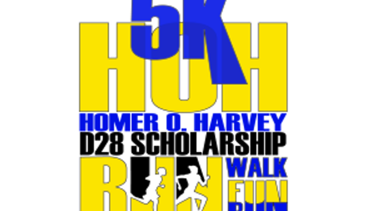 HOH5K Run/Walk/Roll benefitting the D28 Homer O. Harvey Scholarship Fund cover