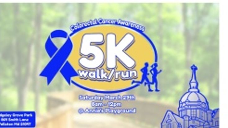 Colorectal Cancer Awareness 5K Walk-Run cover