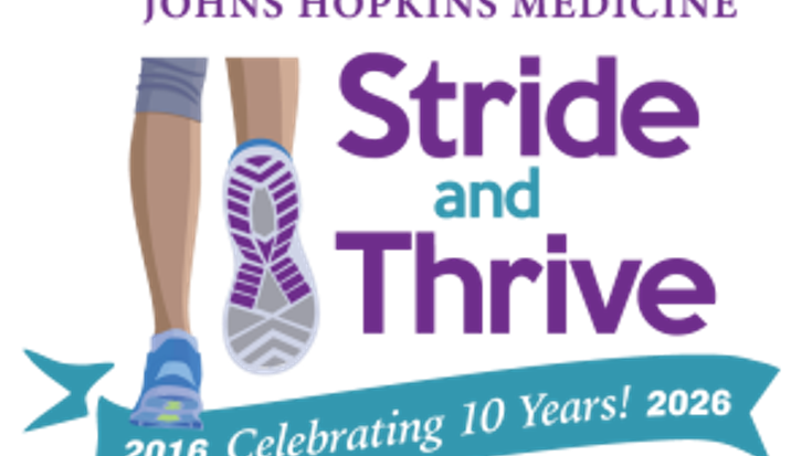 Johns Hopkins Below the Belt Stride and Thrive 5K cover