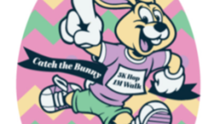 Catch The Bunny, Hop 5K or 1M, Plus Easter Egg Hunt cover