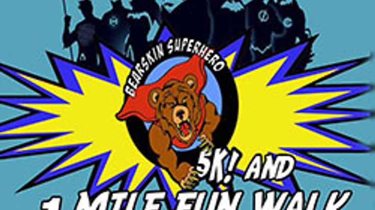 Bearskin Suprehero 5k, 1 Mile Fun Walk & Strongman cover