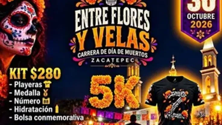 Entre Flores y Velas - Carrera Día de Muertos cover
