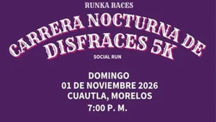 Carrera Nocturna de Disfraces 5K cover
