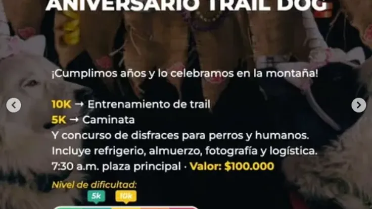 Aniversario Trail Dog cover