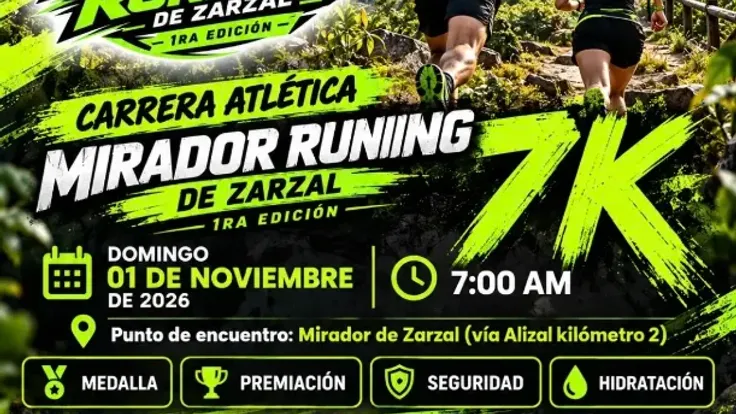Mirador running Zarzal cover