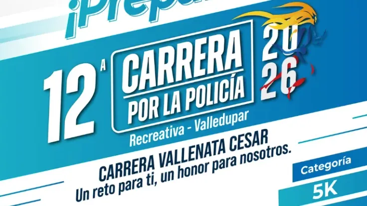 Carrera por la Policía Valledupar cover