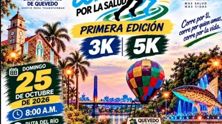 Quevedo Corre por la Salud Primera Edición cover