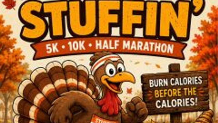 Huffin for the Stuffin- Turkey Trot 5K, 10K, & Half Marathon cover