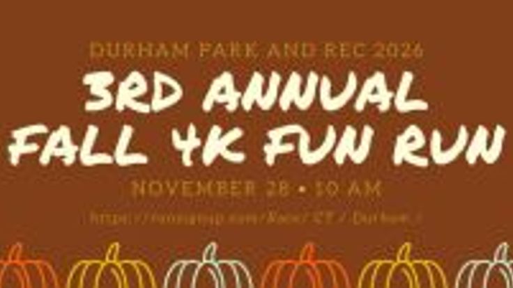Durham Fall 4K Fun Run cover
