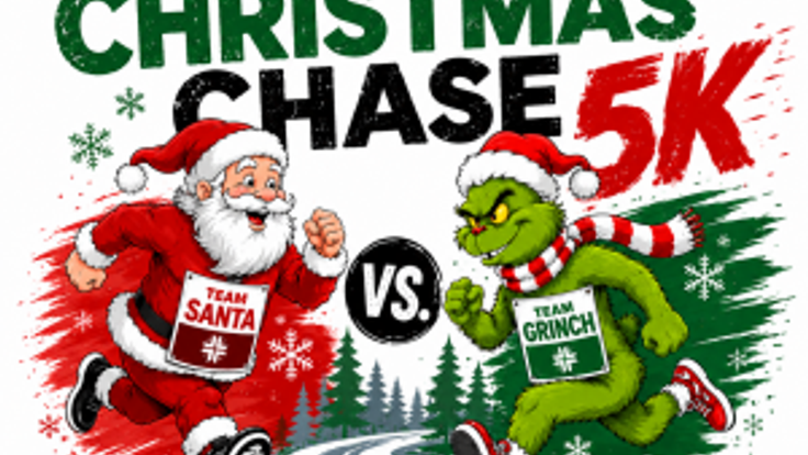 LCMH * The Great Christmas Chase 5K | Team Santa vs. Team Grinch cover