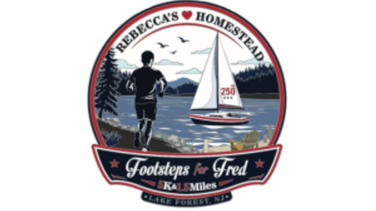 Footsteps for Fred Timed 1.5 & 5K cover