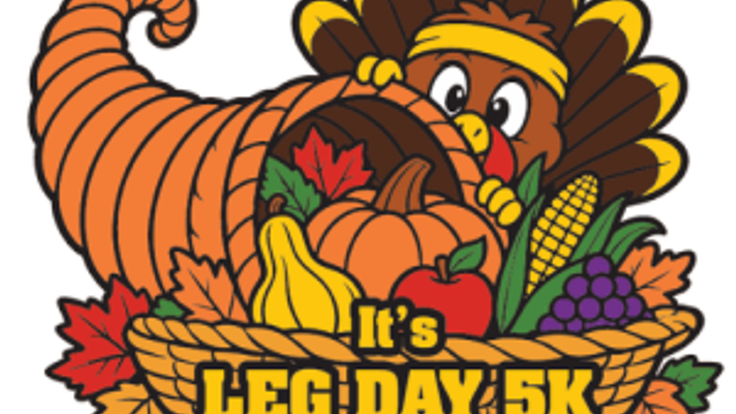 It's Leg Day 5K cover
