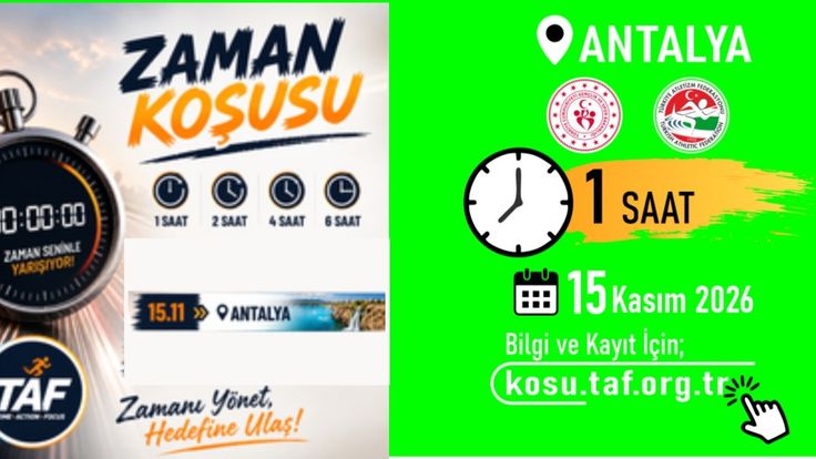 Antalya Zaman Koşusu 1 Saat cover